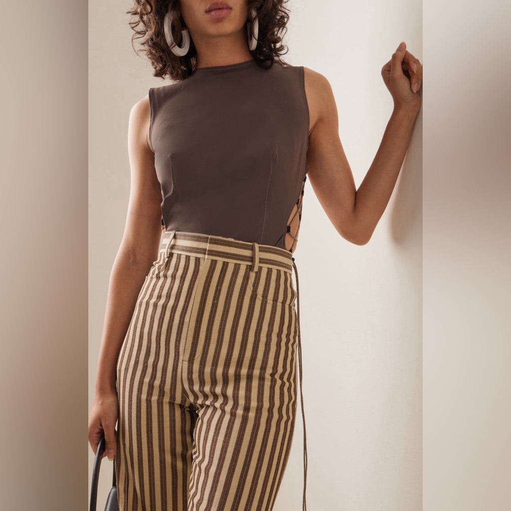 Jacquemus Marrone Bodysuit